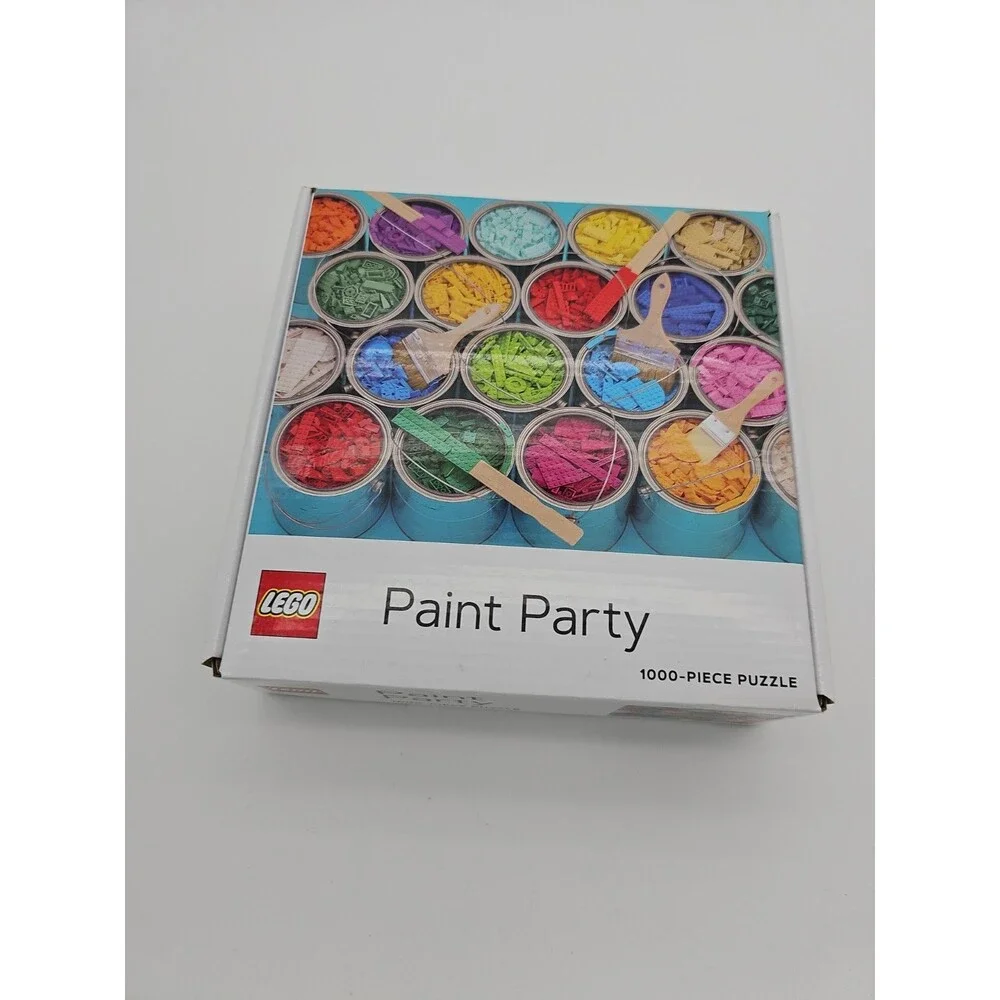 LEGO Paint Party 1000 Piece Puzzle New Sealed Age 9+